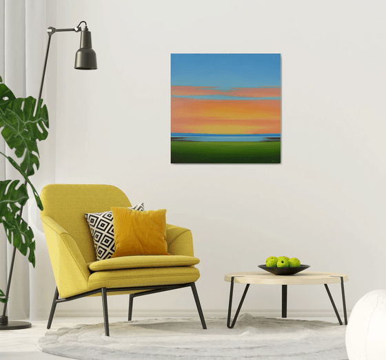 Dynamic View - Colorful Abstract Landscape