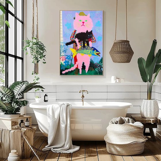 Pink Cat
