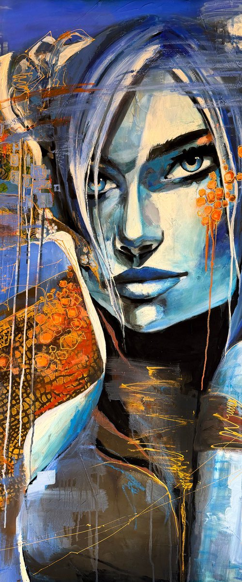 Flirting with Shades of Blue by Lana Frey