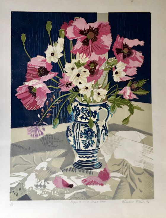Poppies in a Greek vase