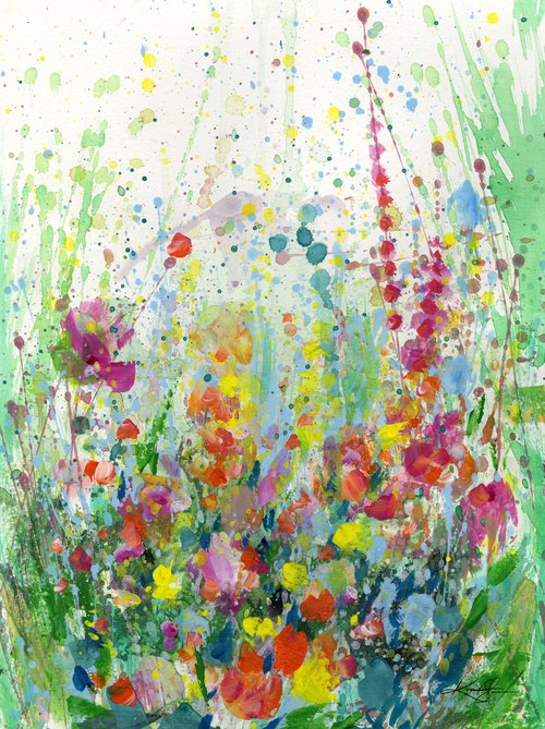 Meadow Song 42 - Floral Painting by Kathy Morton Stanion by Kathy Morton Stanion