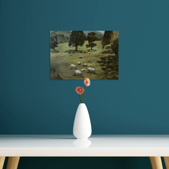 Sheep in a landscape