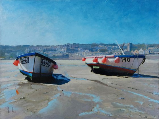 Sundried boats, St. Ives, Cornwall