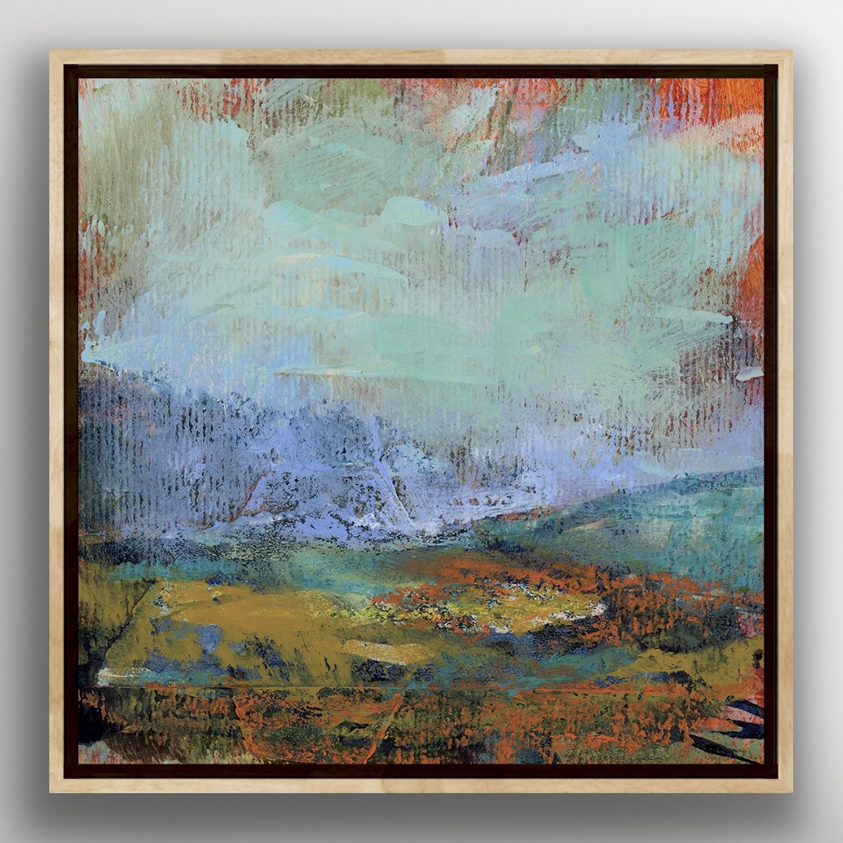 Abstract Giclee Print , Weather Or Not 4 By Melinda Macdonald, 14 X 14, Artwork For Sale On Artfinder