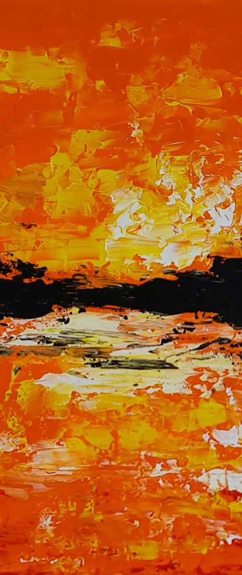 Orange sunrise by Daniel Urbaník