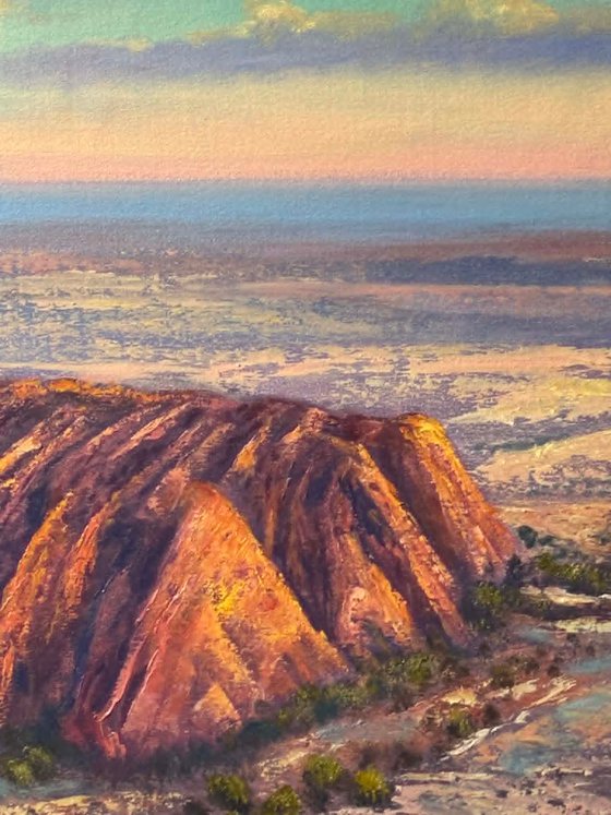 Sunset on Uluru