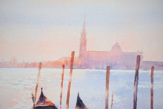 Venice (Framed with passepartout)
