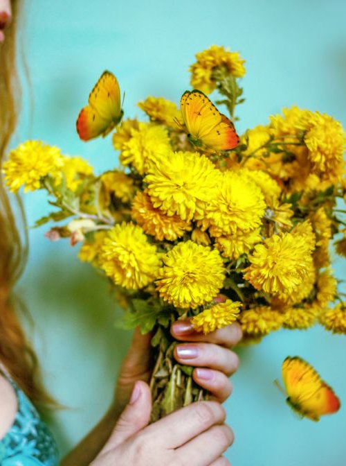 Yellow bouquet by Julia Gogol