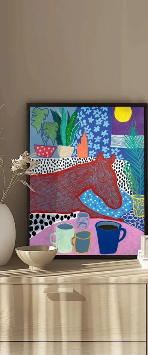 Horse in a Room Full of Color by Sasha Robinson