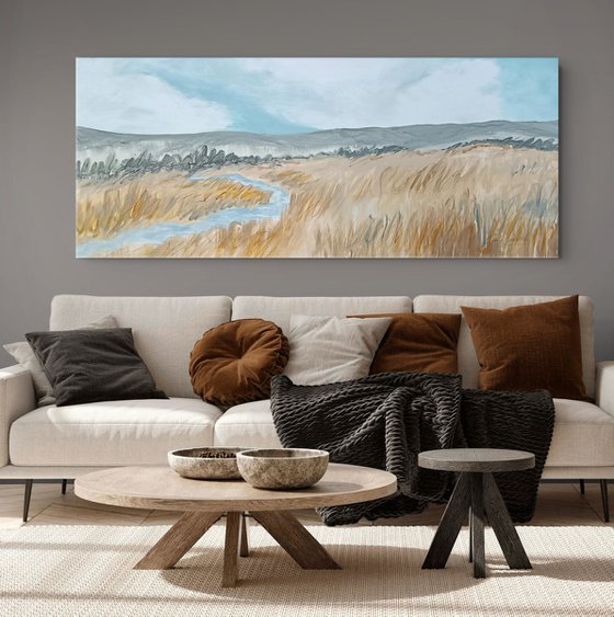River Through the Fields