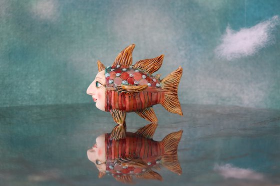 Sky Fish 2. Tiny  sculpture