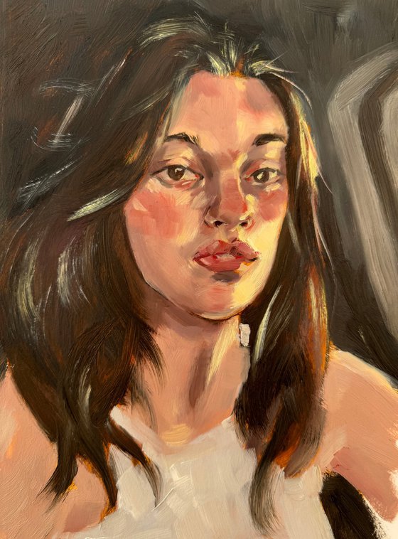 Evening Light  from the “100 Portraits”