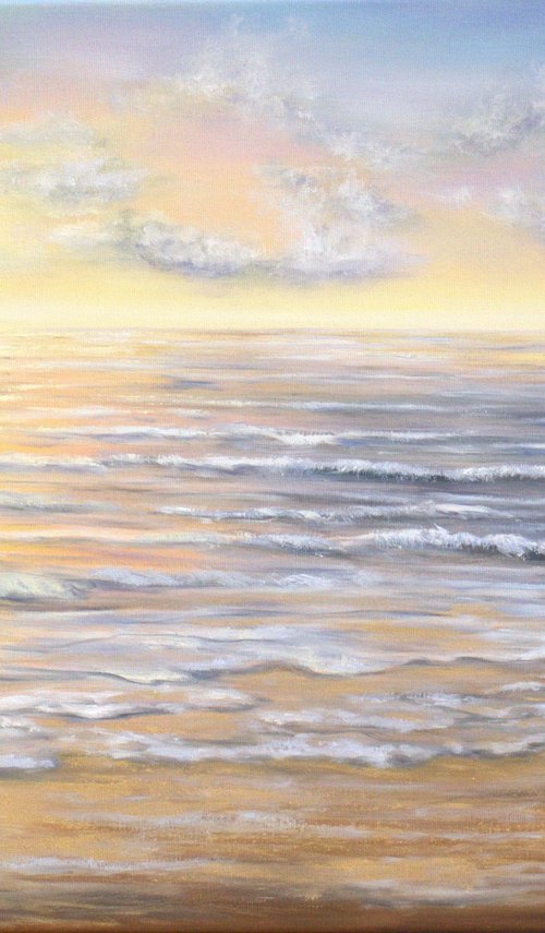 Abstract seascape by Ludmilla Ukrow
