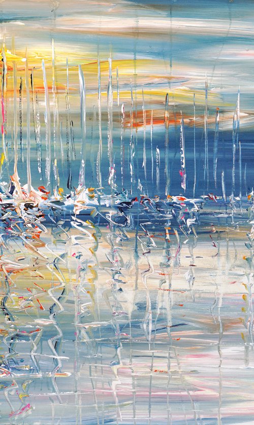 Sail Boat Marina S 1 by Peter Nottrott