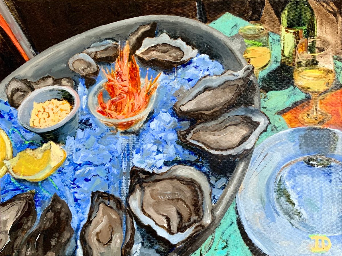 Oysters Night by Irina Davydova