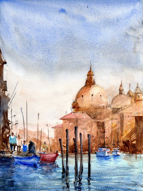 Venice long ago by Rajan Dey