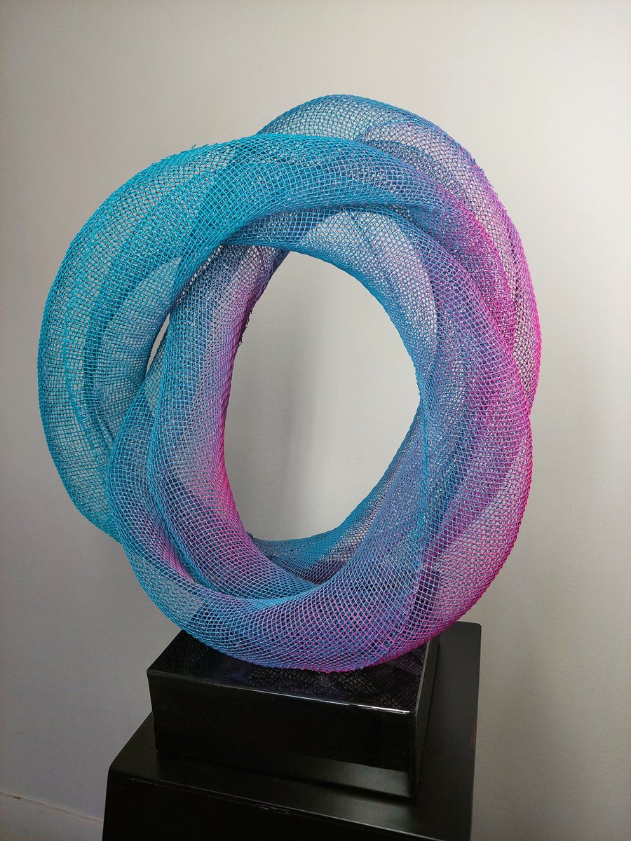 Abstract Sculpture By Cristian Cuevas, 15 X 20, Landscape Xiii, Original Artwork