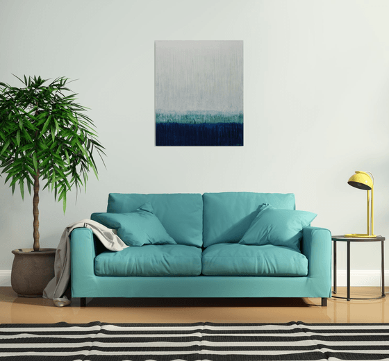 Arctic Blue - Minimalist Abstract Artwork