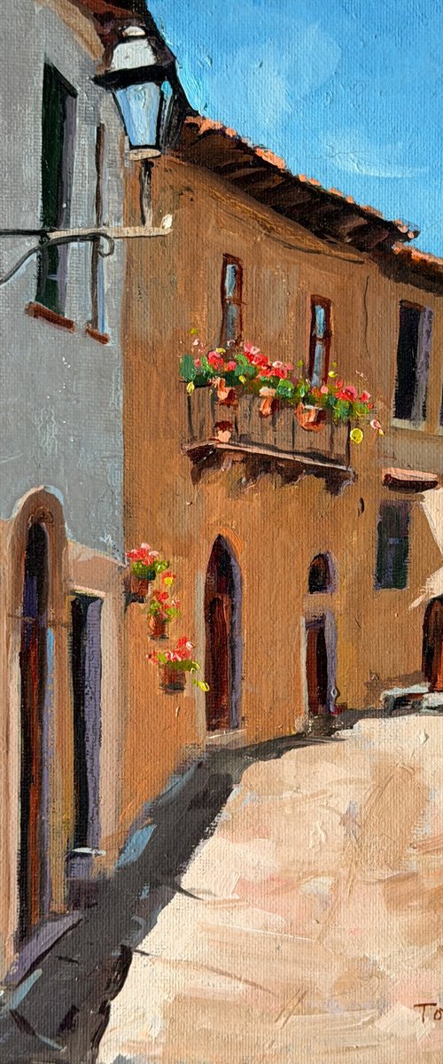 Italian street scene by Toni Swiffen