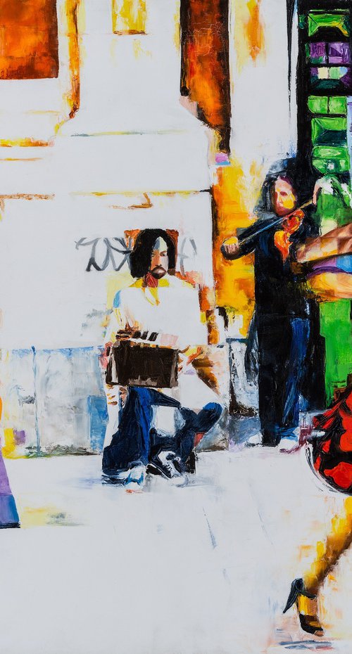 Tango on the street by Assunta Cassa