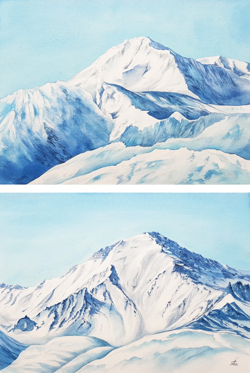 Snowy mountains #23 by Svetlana Lileeva