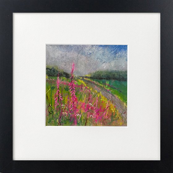 Three Rosebay Willowherb framed
