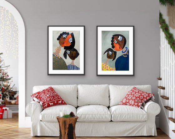 Mummy Dearest (Diptych)