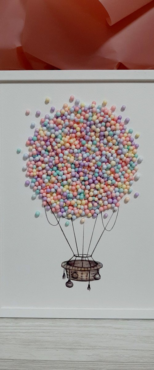 Colorful balloon Art, 3d by Luba Ostroushko