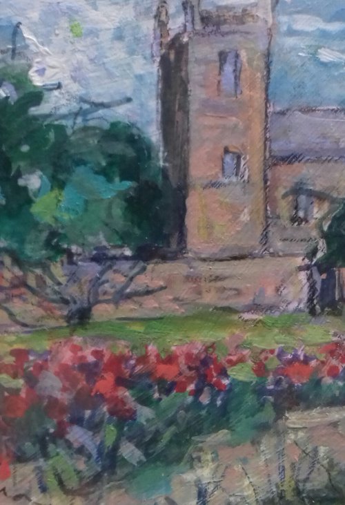 Belton Church From The Italian Garden by Ann Kilroy