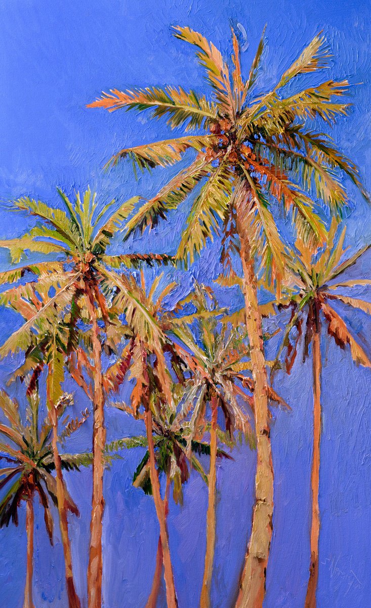 Coconut Palm Trees By Suren Nersisyan, 30 X 48, Artwork For Sale On Artfinder