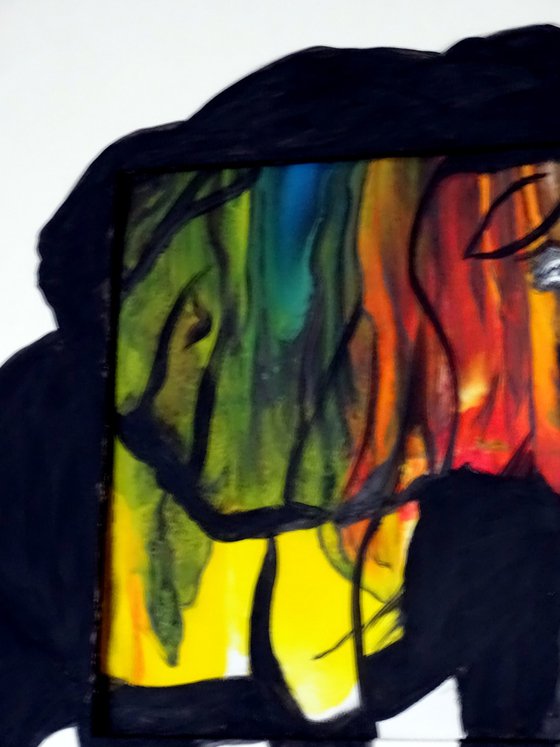 Abstract Elephant