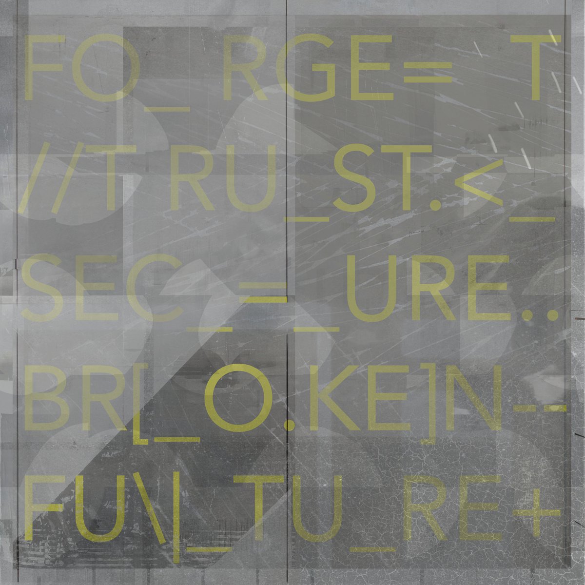 Abstract Print By The Most Active, 15 X 15", Forget Trust, Original Artwork