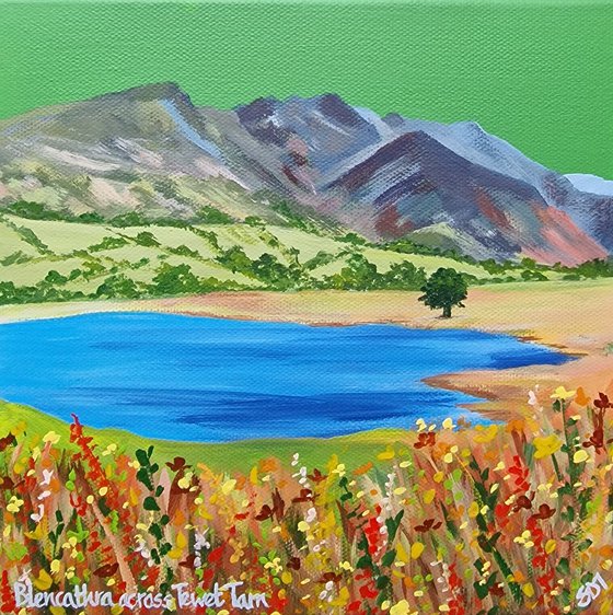 Blencathra across Tewet Tarn