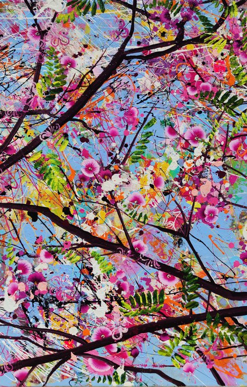 Pink Jacaranda by Angie Wright