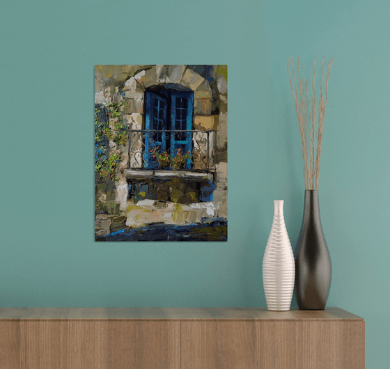 Door(33x44cm, oil painting, impressionistic)