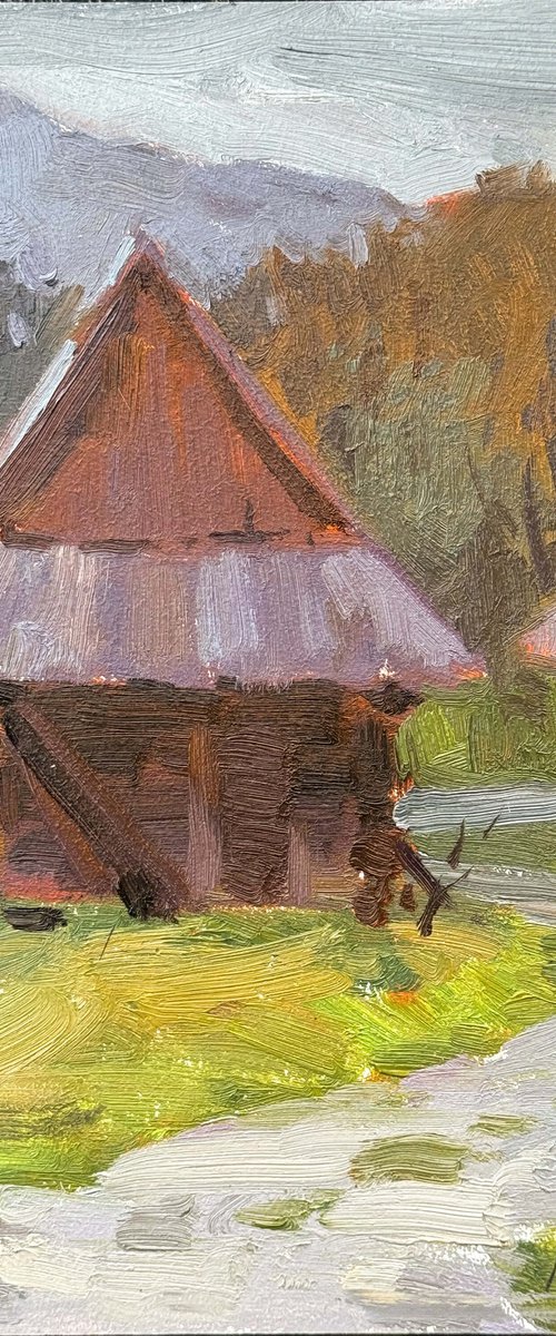 Carpathian Barns by Nataliia Nosyk