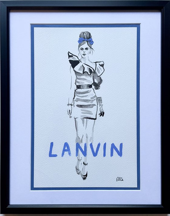 Lanvin - original fashion illustration