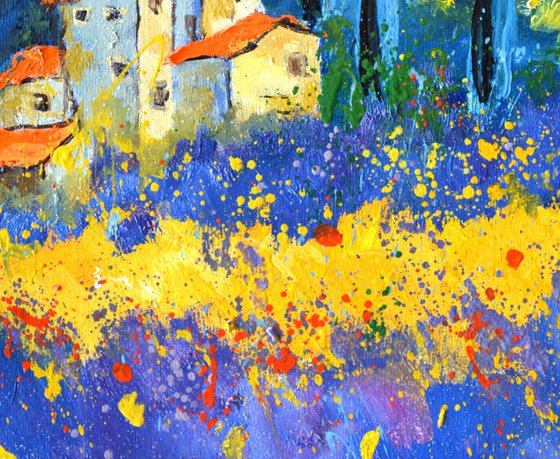 Summer landscape in Provence