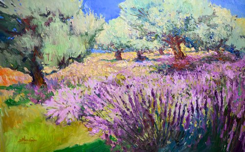 Olives and Lavender by Suren Nersisyan