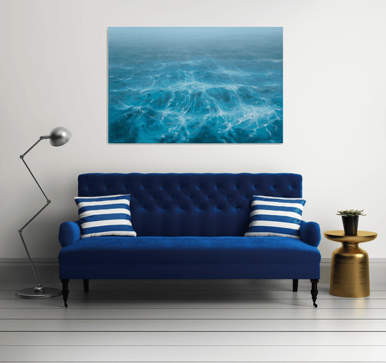 The Sea - V, 100x150cm (39x59in)