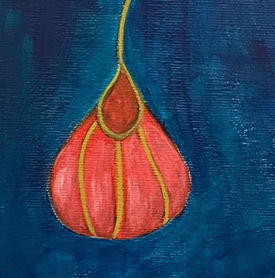 THE LADY WITH A STRAWBERRY BEANIE