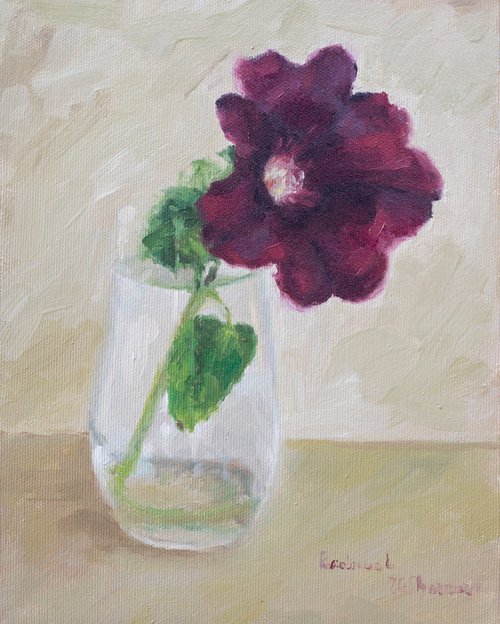 Purple Flower by Radosveta Zhelyazkova