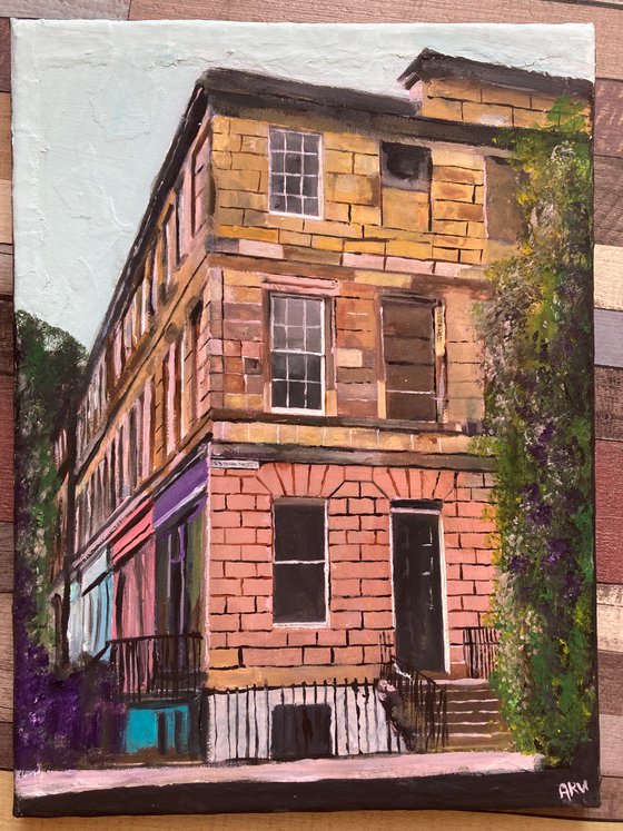 Colourful Edinburgh Buildings
