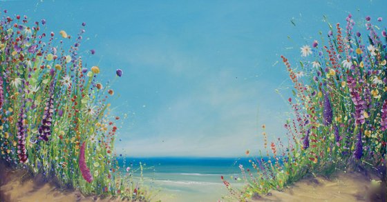 The beauty of summer **Very large painting**