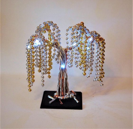 Silver and Copper Weeping willow Tree