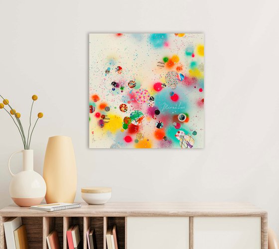 Miracles - Fine art print on canvas