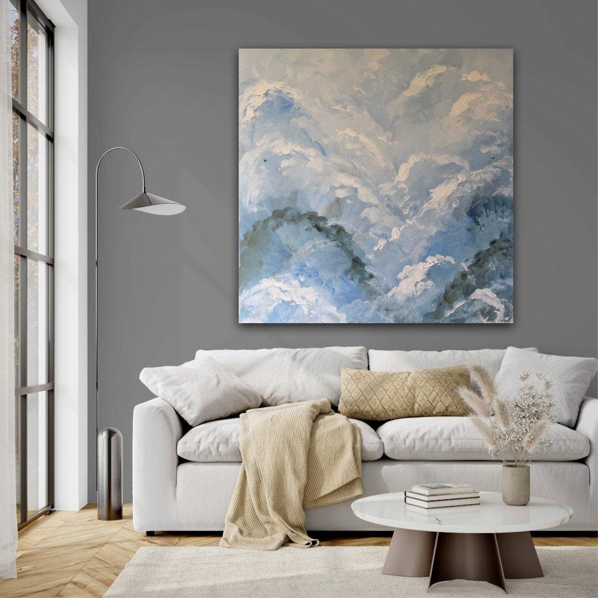 Sky Of Stillness By Ivana Gigovic, 35 X 35, Artwork For Sale On Artfinder