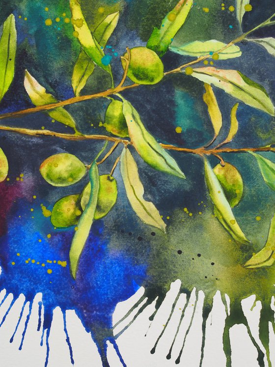 Explosive olives branch
