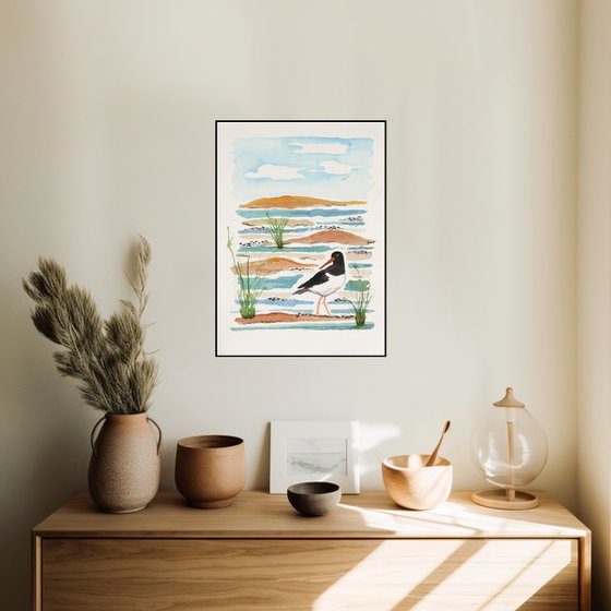 Oystercatchers Tide