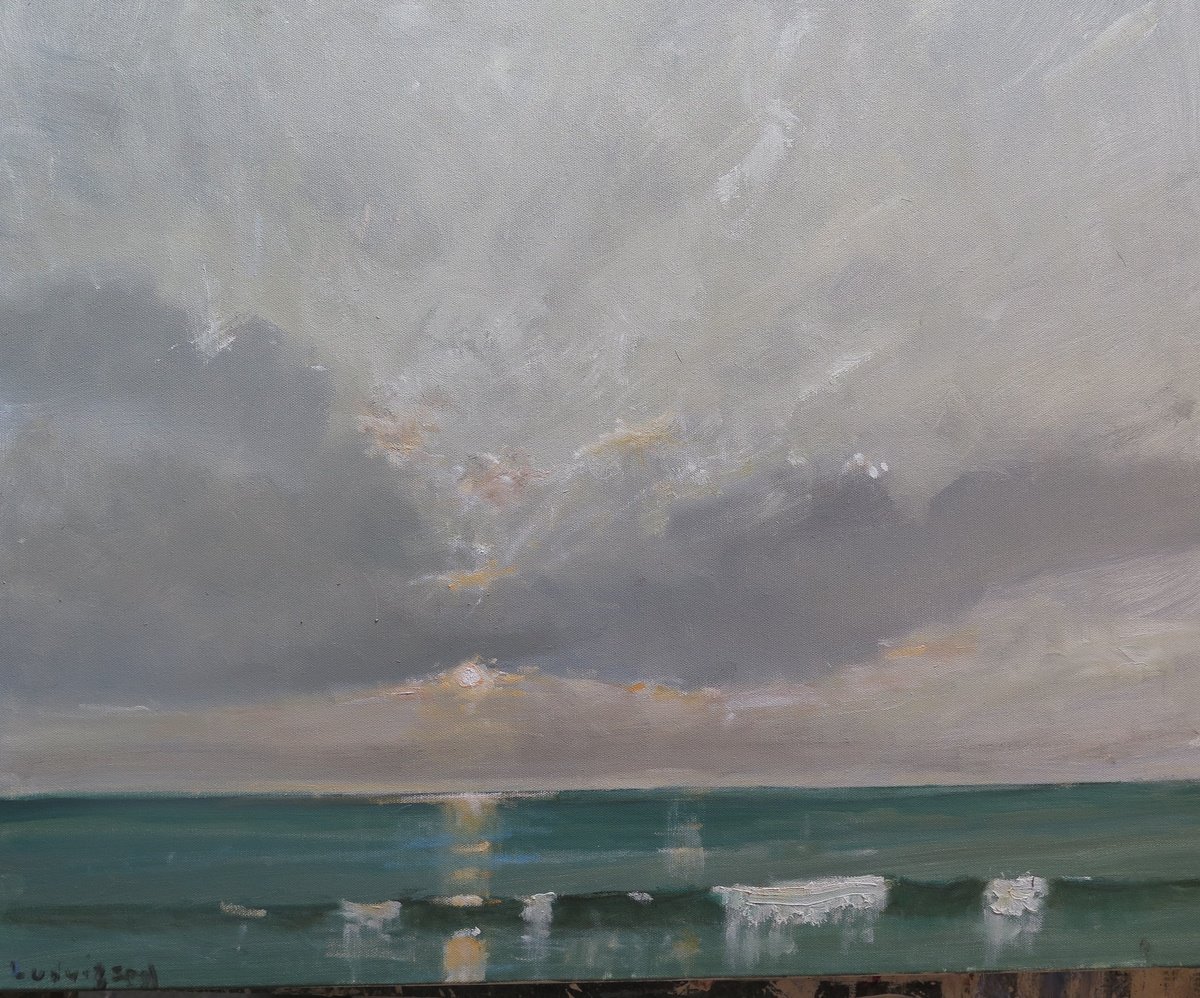 Whitby, March 16 By Malcolm Ludvigsen, 30 X 24, Artwork For Sale On Artfinder